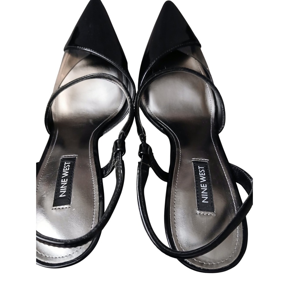 Nine West Womens FLORIA 3Pointed Toe Stilettos Patent Leather NEW Sz 8.5 #803 - Picture 13 of 13